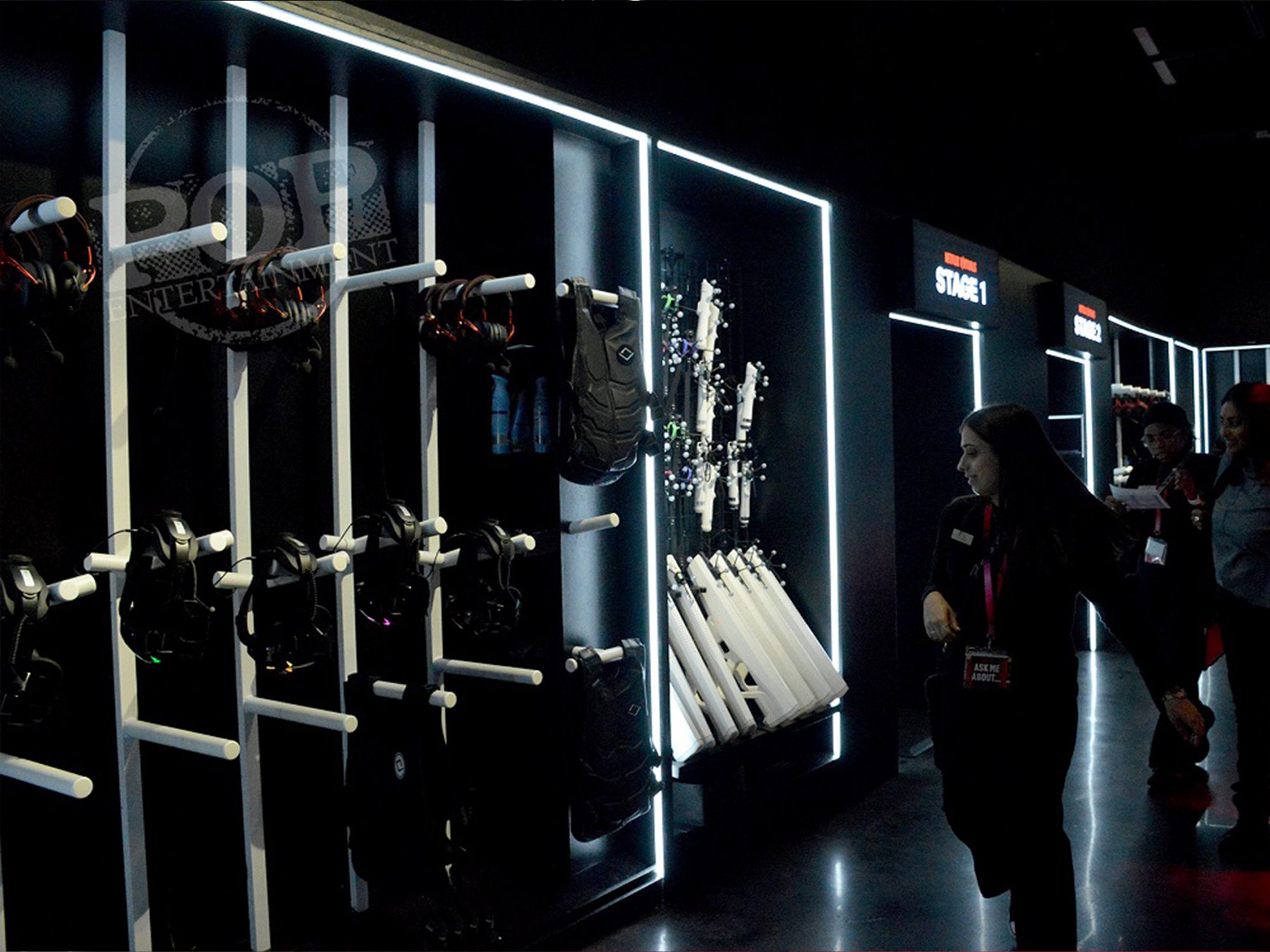 Netflix V/RTUALS equipment area in use