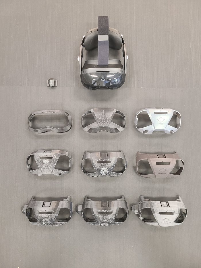 Shelf of 3D-printed appearance models